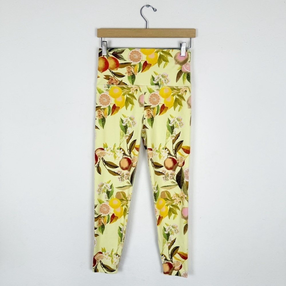 BEYOND YOGA Olympus High Waist Leggings - Limoncello Leafy Citrus - Picture 3 of 11